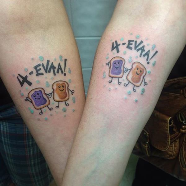 Guy and girl friendship tattoos