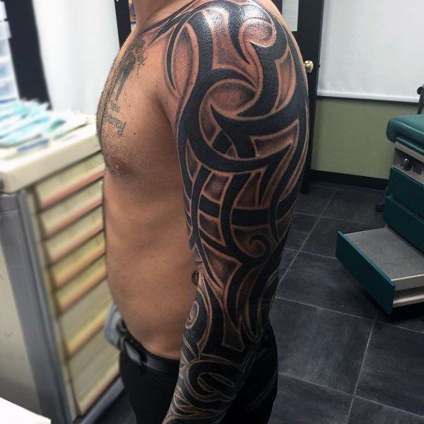 tribal tattoos sleeves