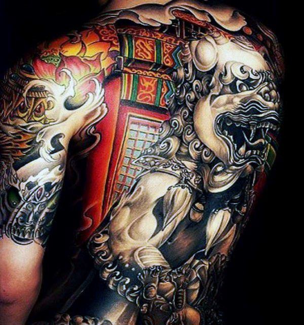 Tattoo Ideas  Black and Grey  Colour Tattoo  Oriental  Two Guns Tattoo  Bali
