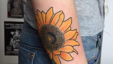155 Sunflower Tattoos that Will Make You Glow