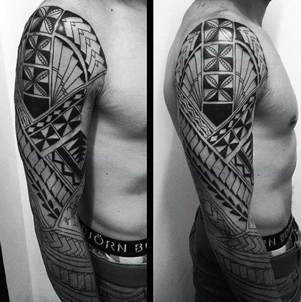 70 Fabulous Tribal Tattoos On Full Sleeve - Tattoo Designs – TattoosBag.com