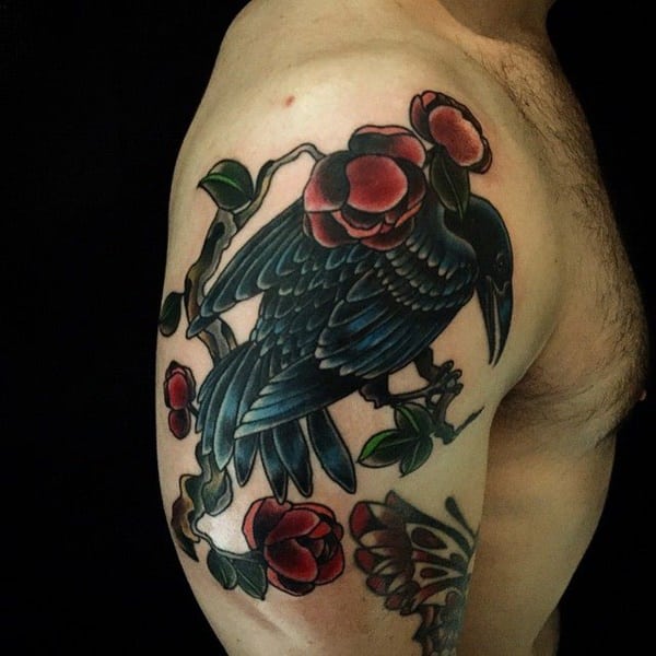 125 Awesome Crow/Raven Tattoo Ideas and their Meanings