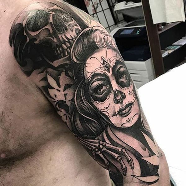 155 Day of the Dead Tattoo Ideas and Everything You Need to Know - Wild Tattoo Art
