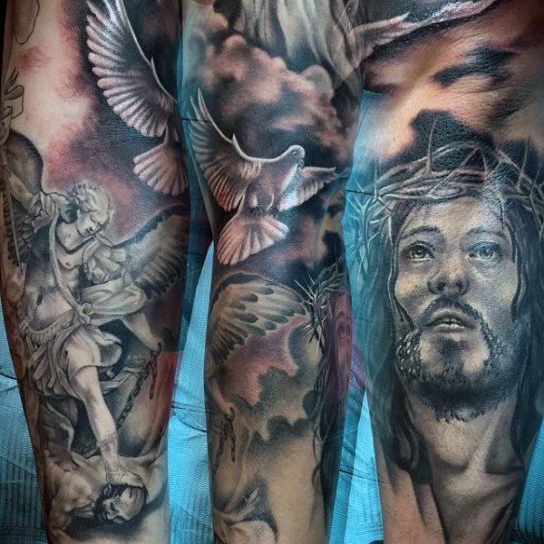155+ Saint Michael Tattoos Everything You Need to Learn