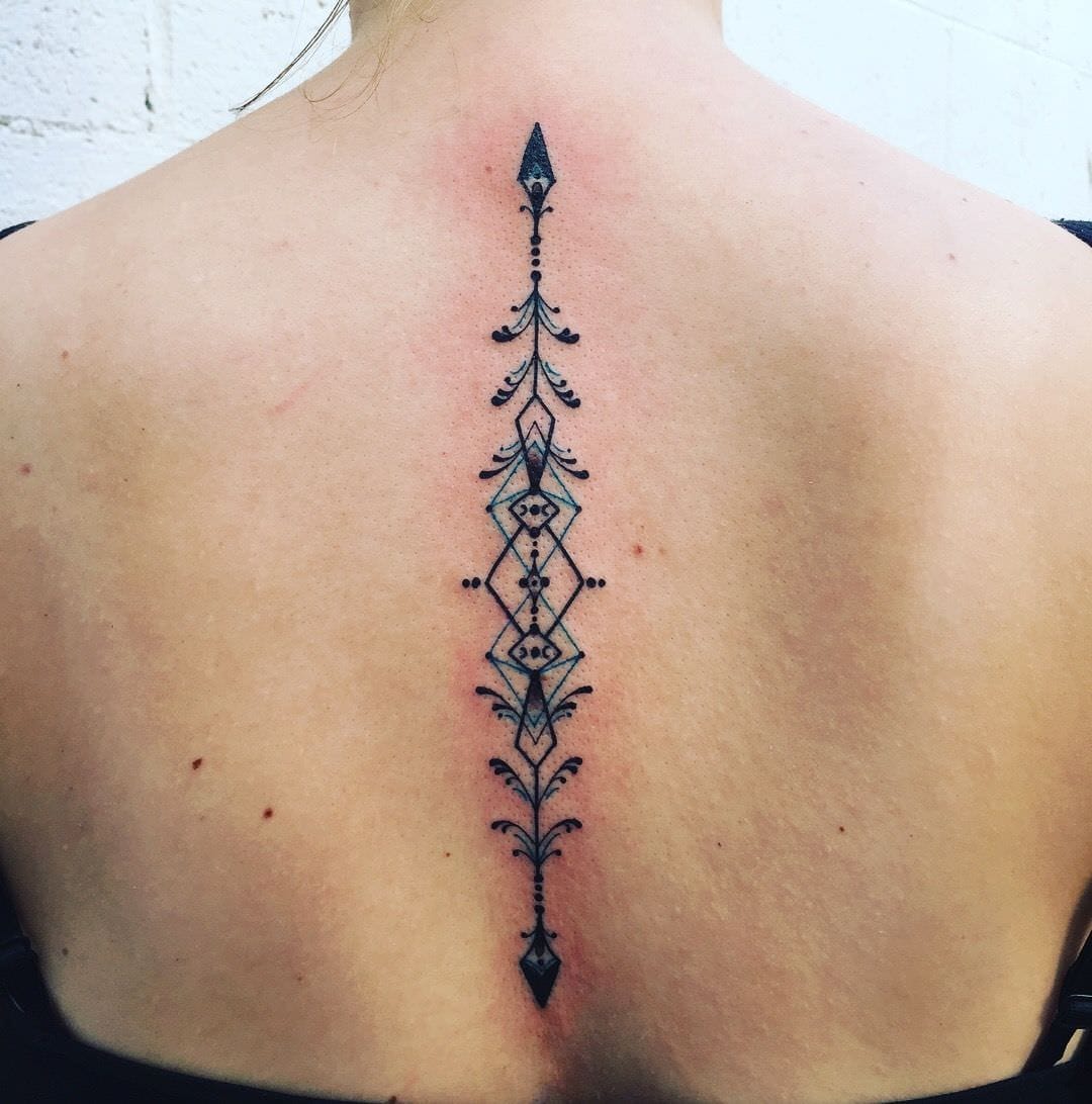 Arrow Spine Tattoo