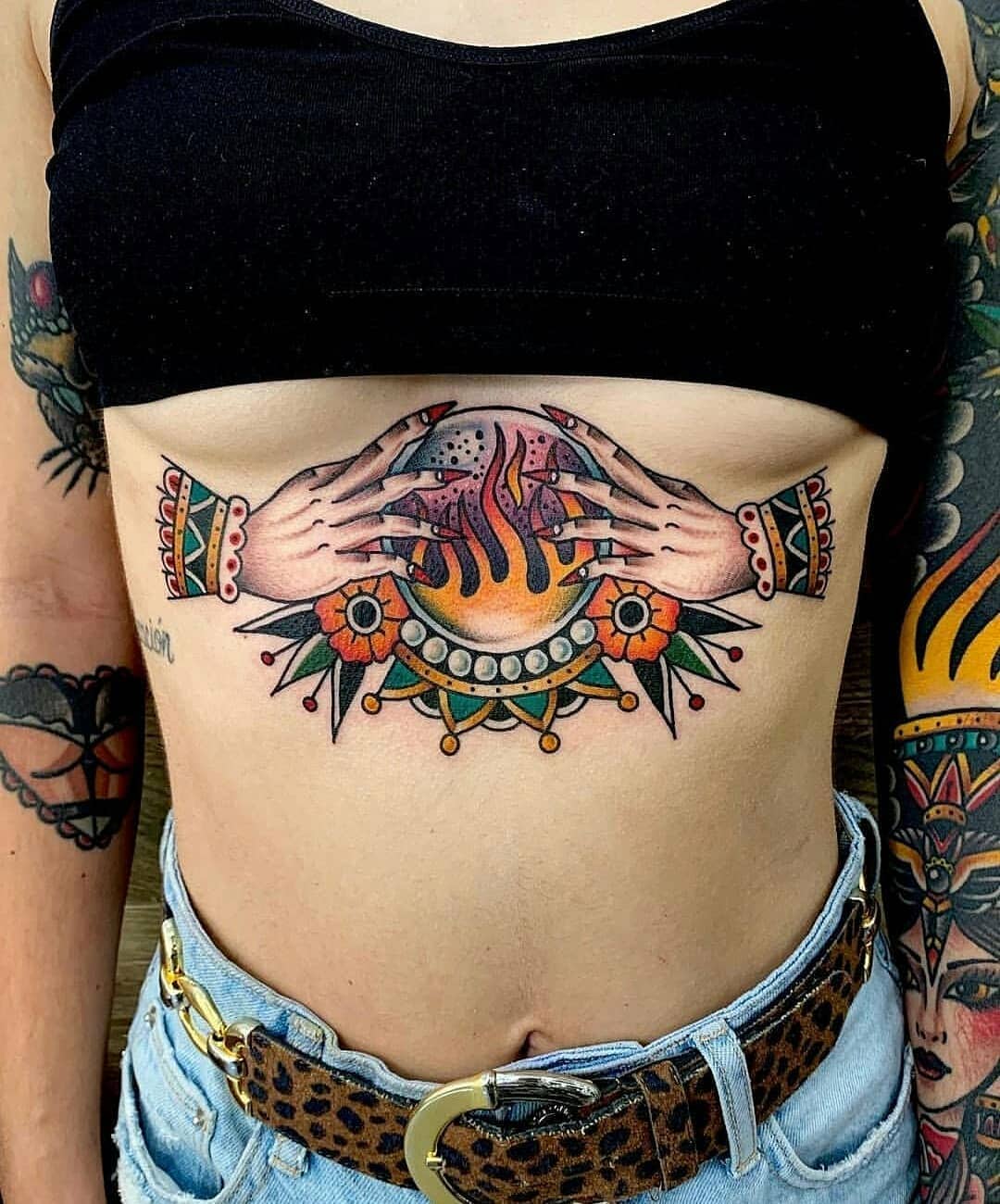 150 Stomach Tattoos That Will Help Make A Bold Style