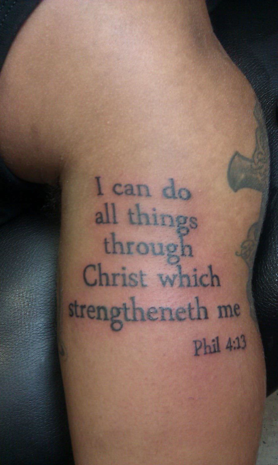 Verse Christian Tattoo