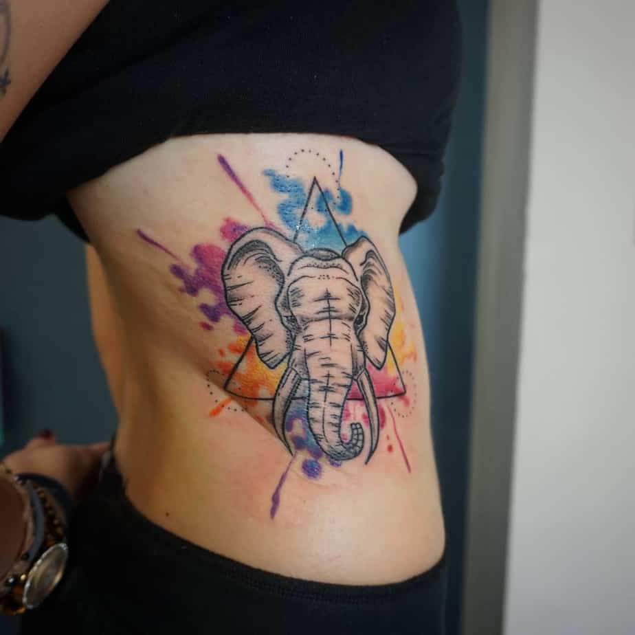 Assassin Tattoo & Piercing - Watercolor elephant tattoo done  @assassintattoo @assassinhouston artist Contact us if you interested!!!  #watercolor #tattoo #tattoos #tattooed #art #tattooed #chinesetattoo # tattoos #tat #ink #inked #tattooed #tattoist #art ...