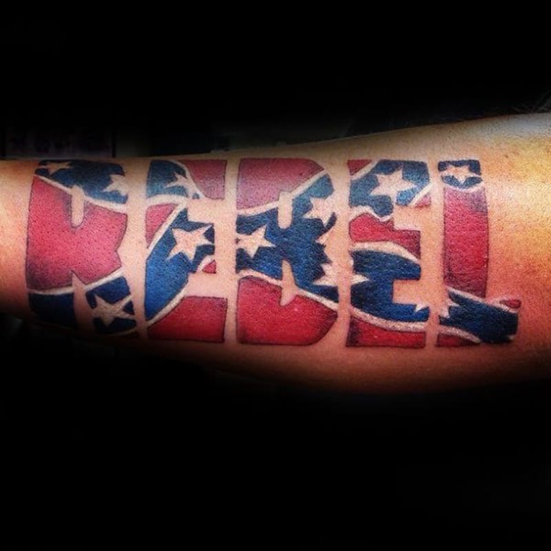 125+ Rebel Flag Tattoo with Amazing Design Ideas - Wild Tattoo Art