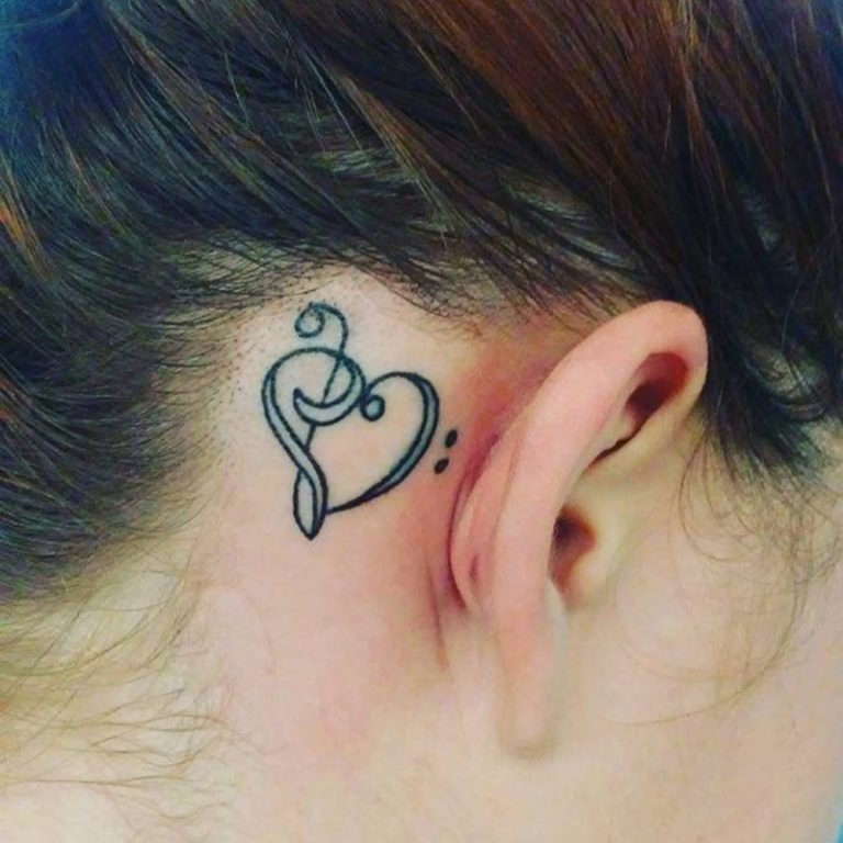 150+ Behind the Ear Tattoos That Will Blow Your Mind