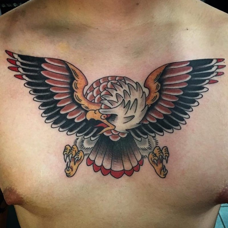 Bald Eagle Tattoo Design.