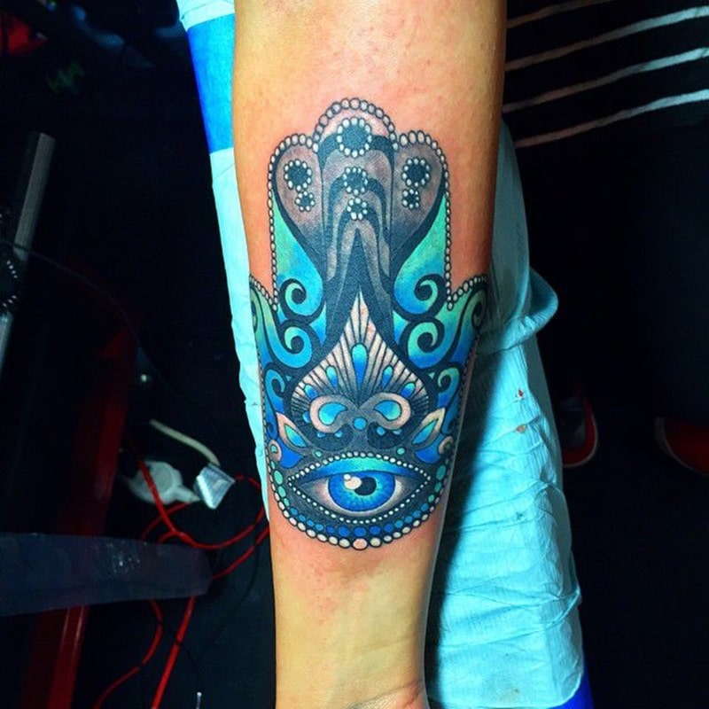 155+ Hamsa Tattoo Ideas That Pop! (with Meaning & Placements) - Wild Tattoo Art