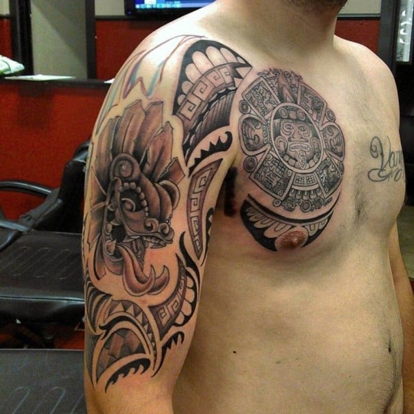 Aztec Animal Tattoo