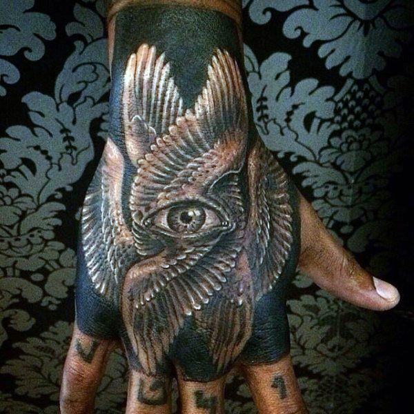 Wing Eye Tattoo