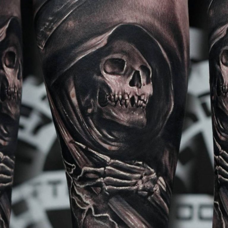 125+ Tatouages de la Faucheuse que vous devriez considérer ISNCA