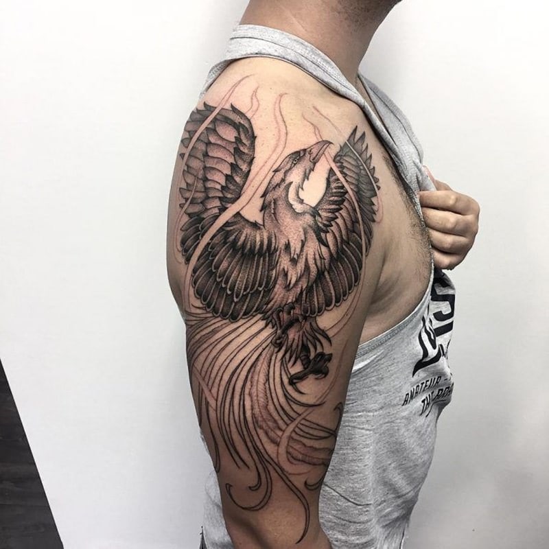 155+ Phoenix Tattoo Ideas That Are Rejuvenating (+ Meanings) - Wild Tattoo  Art