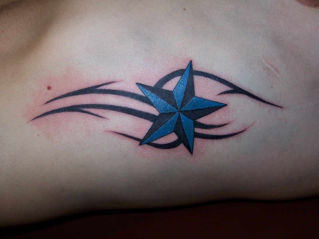 tribal-star-tattoo
