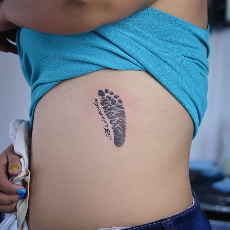 75 Baby Footprint Tattoo Ideas You Will Love - Wild Tattoo Art