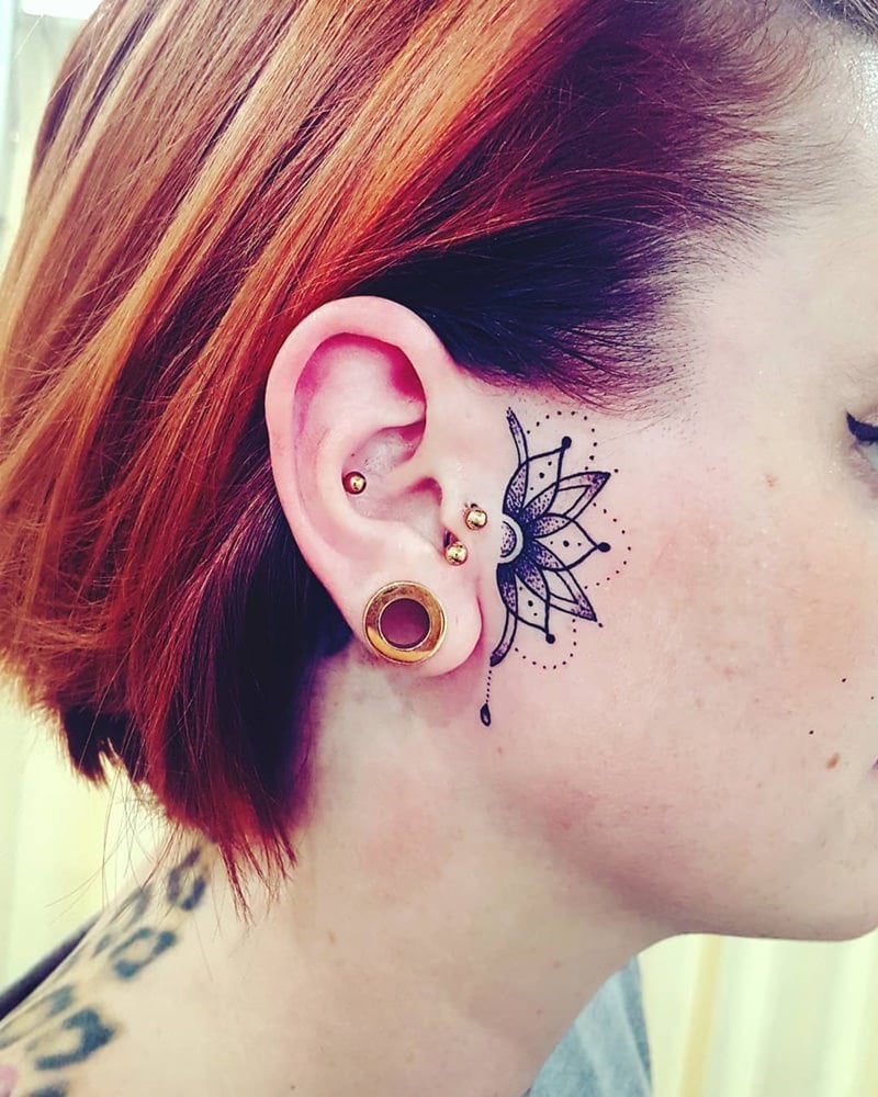 75+ Face Tattoo Ideas That Are Vogue Worthy - Wild Tattoo Art