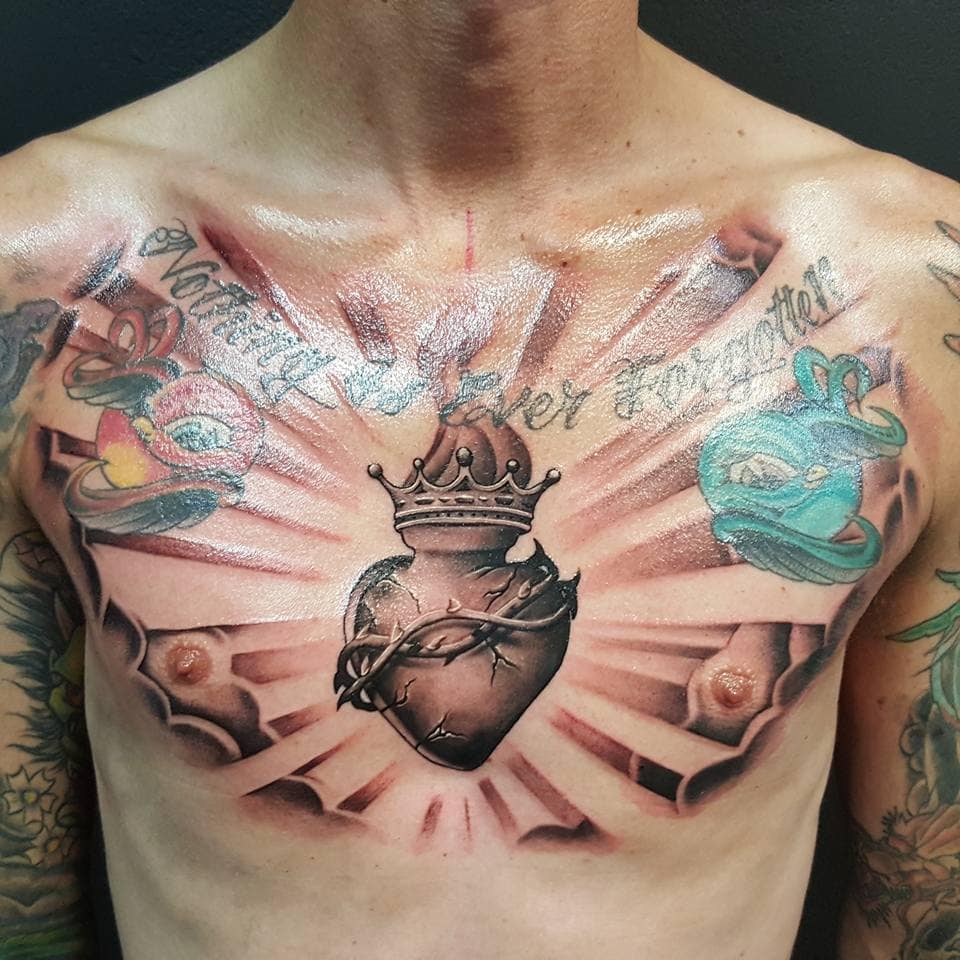 Sacred Heart tattoo