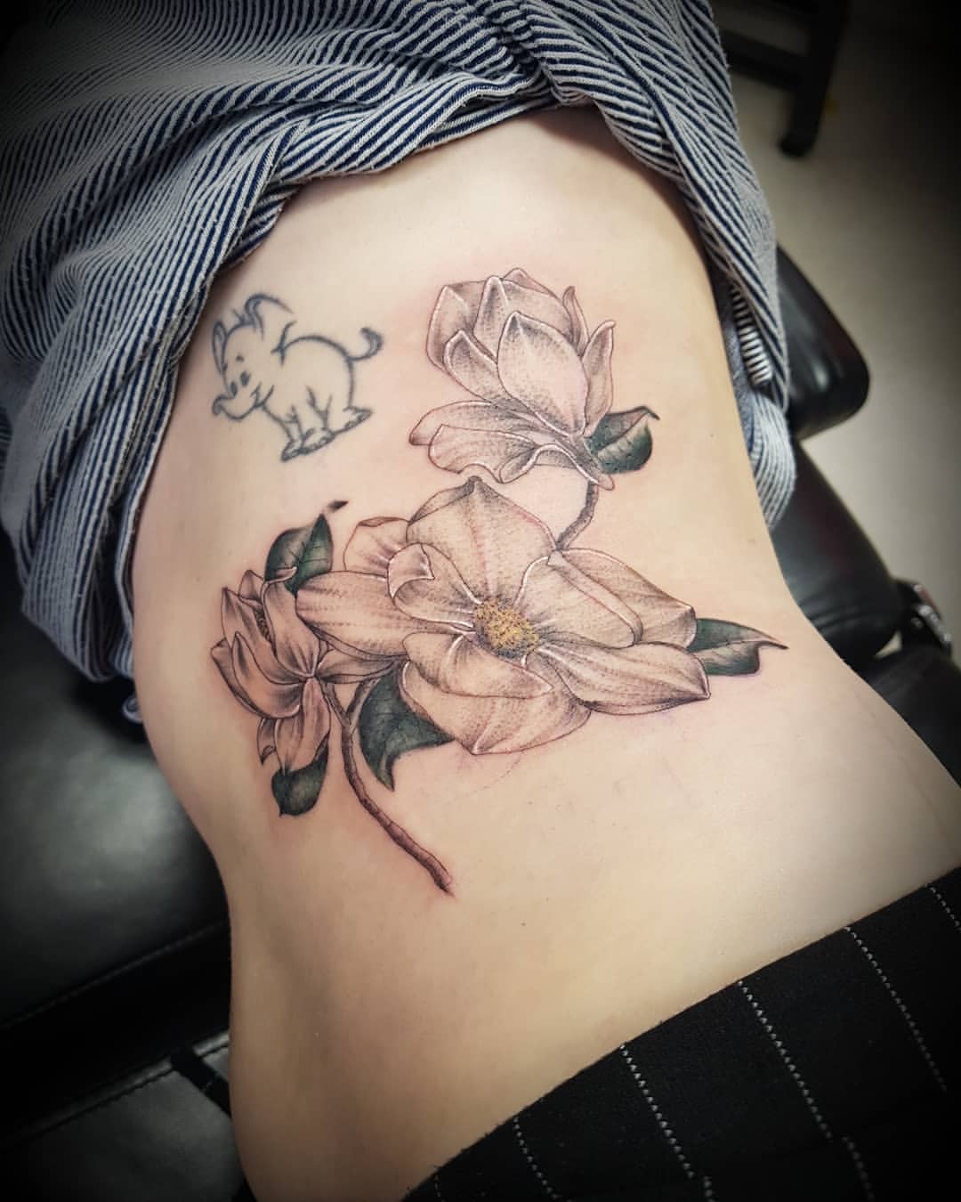 White Magnolia Tattoo