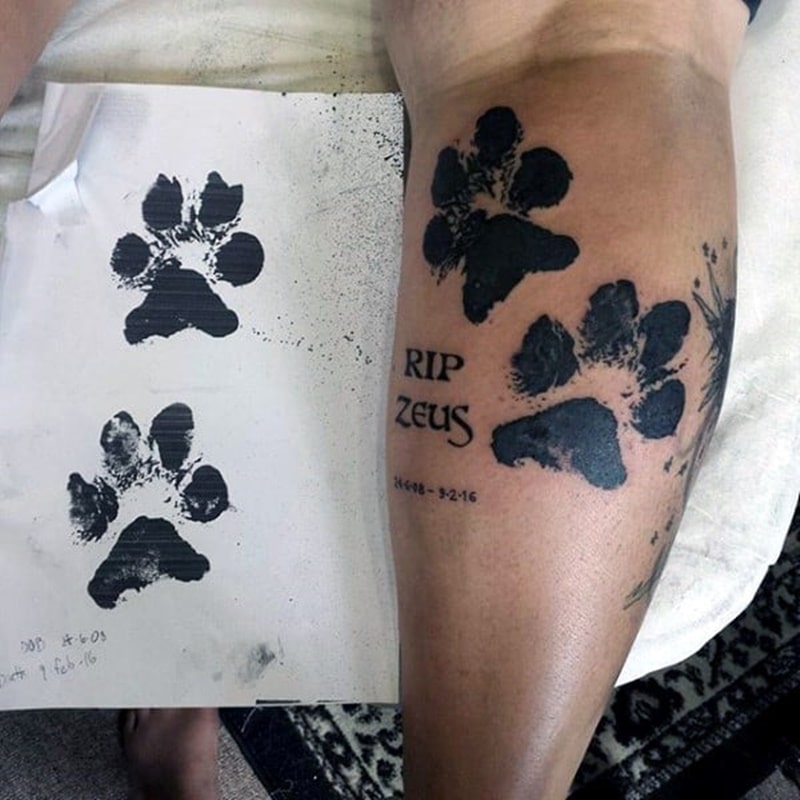 125 Paw Print Tattoo Ideas That Are Aww So Cute! - Wild Tattoo Art