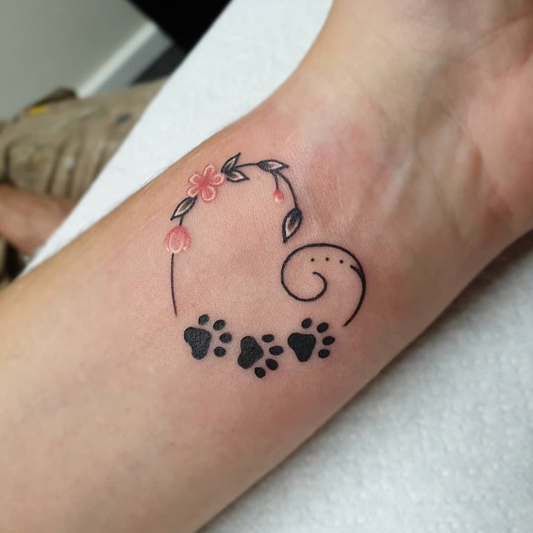 125 Paw Print Tattoo Ideas That Are Aww So Cute! - Wild Tattoo Art