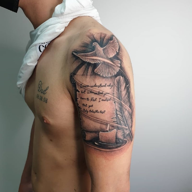125 Scroll Tattoo Ideas That Are Eye-Catching - Wild Tattoo Art