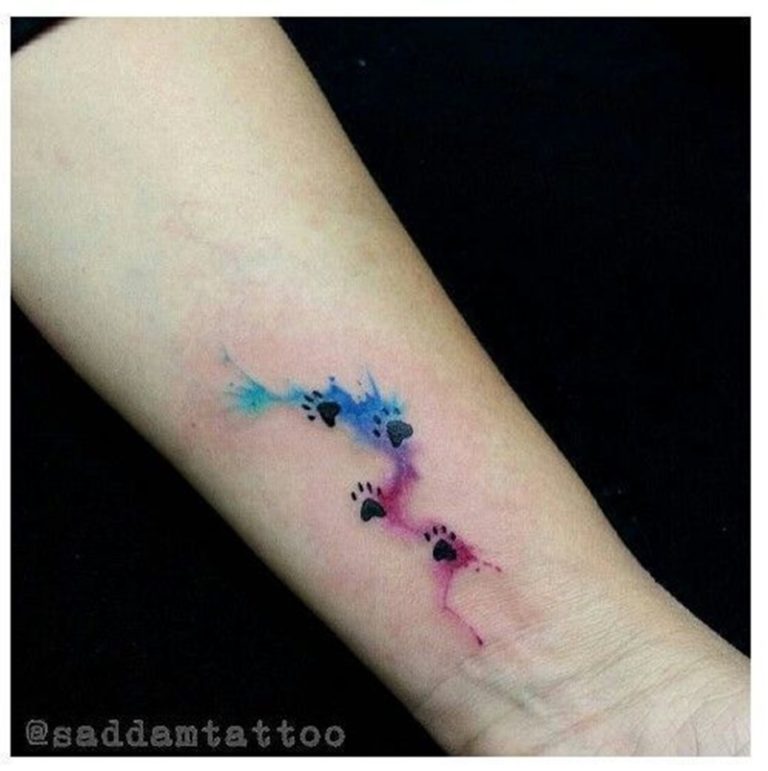 125 Paw Print Tattoo Ideas That Are Aww So Cute! - Wild Tattoo Art