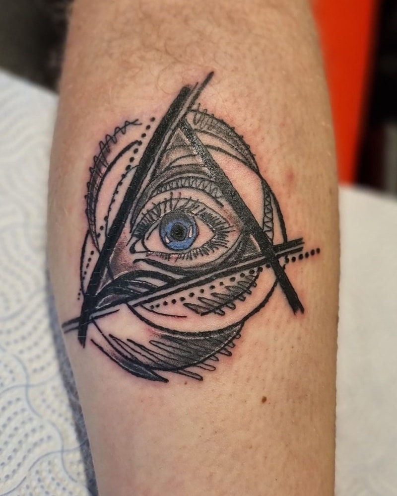 95 Creative Triangle Tattoo Ideas to Express Yourself - Wild Tattoo Art