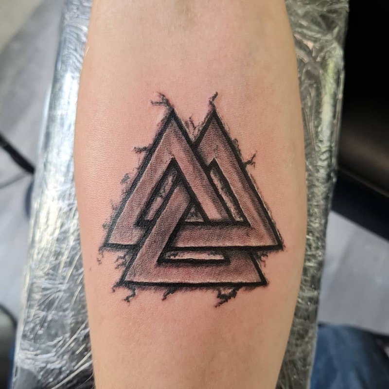 3 triangle Tattoo  YouTube