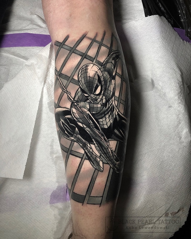 Spiderman - Venom Tattoo.