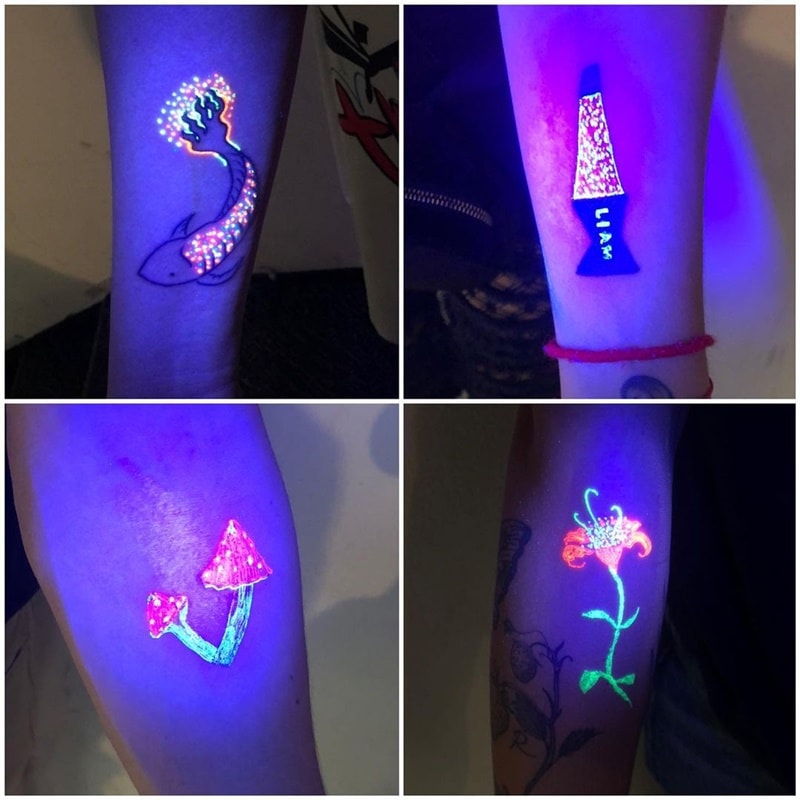 95 Attractive Glow in the Dark (UV INK) Tattoo ideas to decorate your body - Wild Tattoo Art