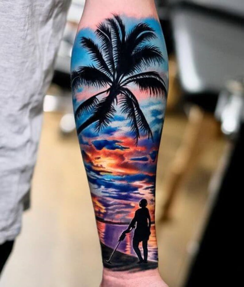 115 Palm Tree Tattoo Ideas that will add an Elegant Touch - Wild Tattoo Art